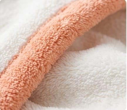 Microfiber Hair Towel with Button – Quick Dry Hair Wrap