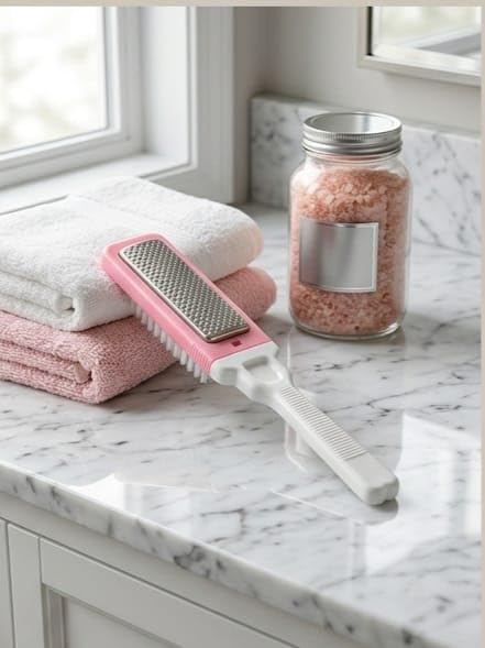 2 in 1 Foot Scrubber with Nail Brush – Complete Foot Care Tool