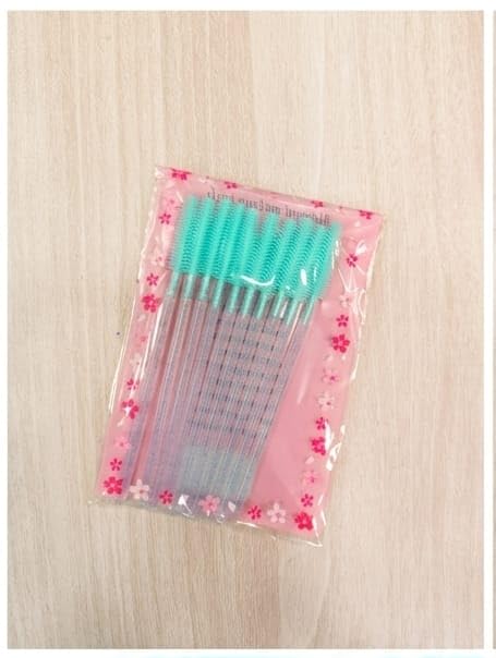 10PC Disposable Mascara Wand Makeup Brush – Eyelash Brushes Spoolies Applicator