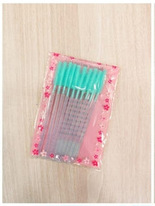 10PC Disposable Mascara Wand Makeup Brush – Eyelash Brushes Spoolies Applicator
