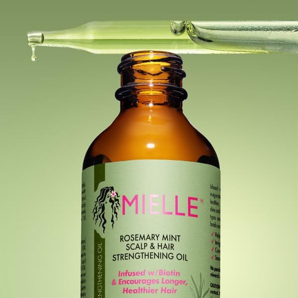 Mielle Organics Rosemary Oil for Hair Growth mint scalp strengthen hair