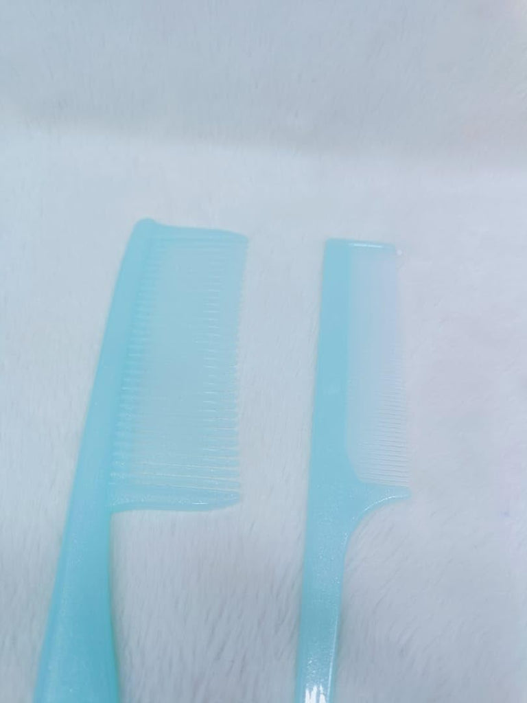 2 Pcs Plastic Hair Comb Set for Women and Men