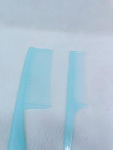 2 Pcs Plastic Hair Comb Set for Women and Men