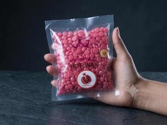Hot Wax Beans for Hair Removal Wax (Pomegranate, 50 g).