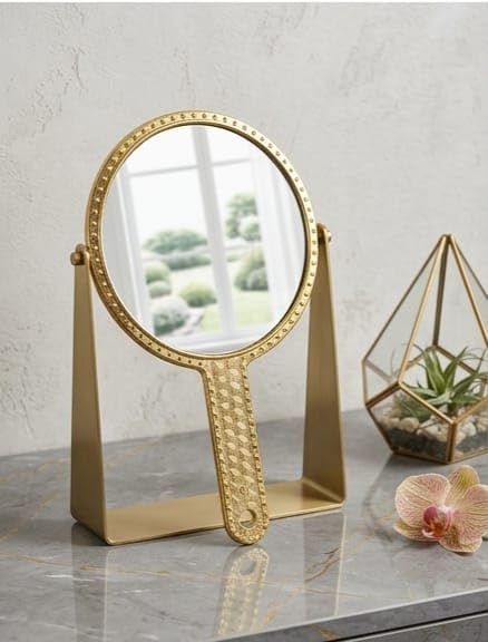 Big Size Round Handle Mirror