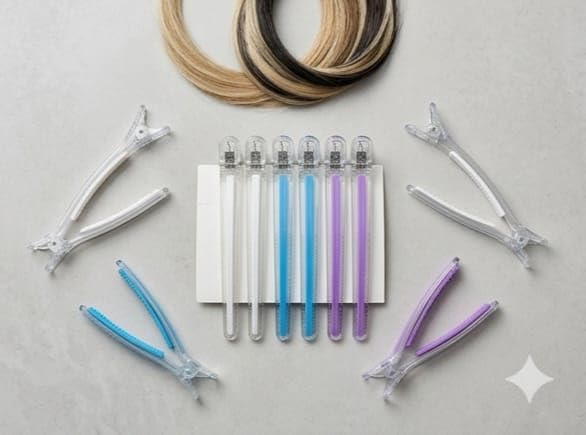 Hair Clip Pack of 6 – Stylish & Strong Hold Hair Accessories