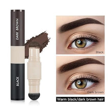 INCOLOR 2 IN 1 Hairline Eyebrow (black/dark brown)