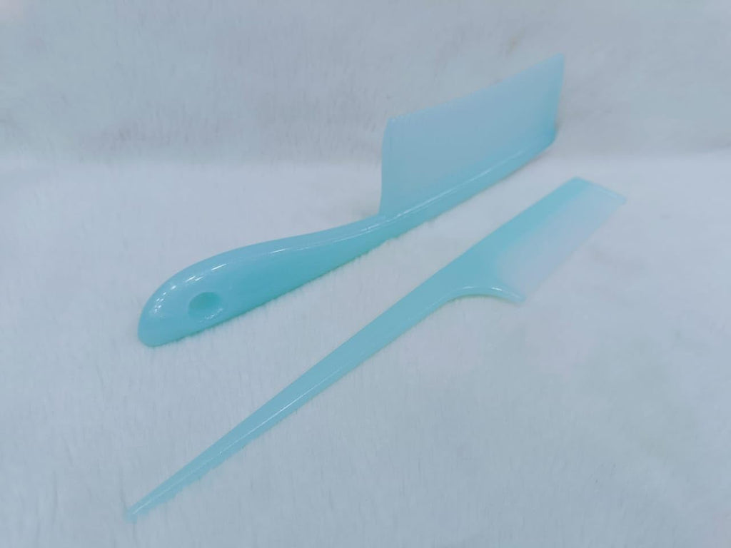 2 Pcs Plastic Hair Comb Set for Women and Men
