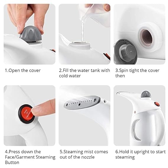 RZ HANDHELD GARMENT & FACIAL STEAMER RZ-608