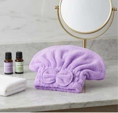 Microfiber Fabric Hair Towel Wrap – Quick Dry Hair Care Essential