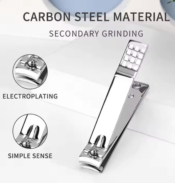 Salon-Quality Carbon Steel Nail Tools Set – 7-in-1 Personal Care Kit!