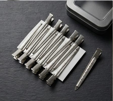 Professional Metal Sectioning Hair Clips Pack of 12