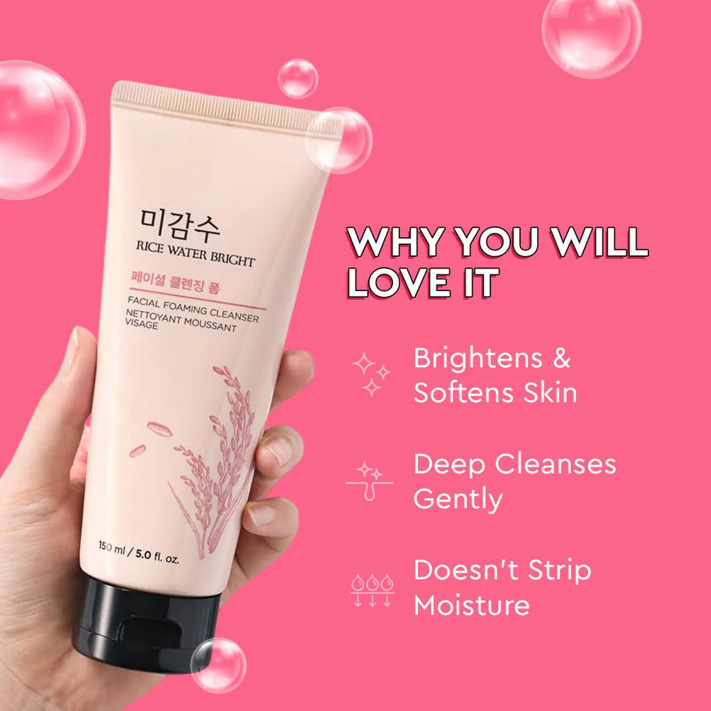 Rice Water Bright Cleansing Foam 150 ml - The beauty cart