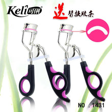 KELI Red & Black Stainless Steel Eyelash Curler