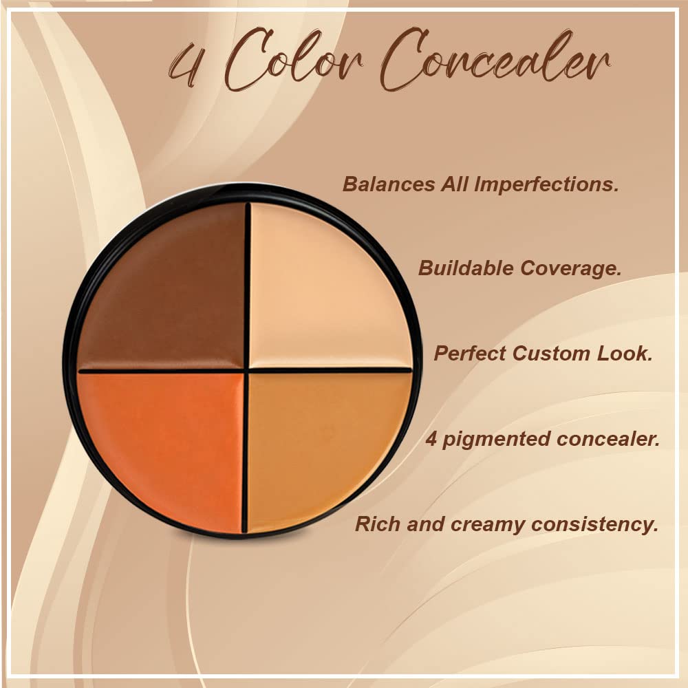 Daily Life Forever52 Matte Finish 4 Color Shades Concealer Kit