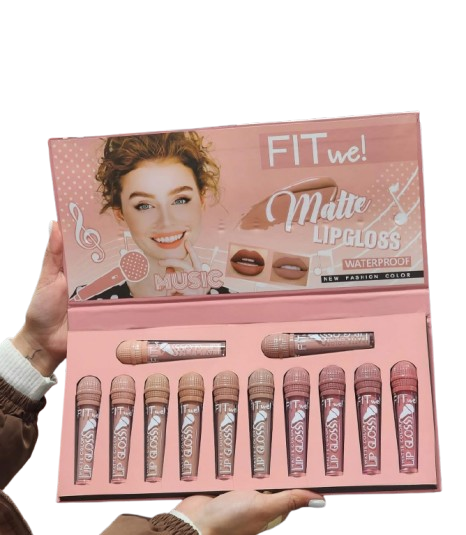 Fitwe Natte Lip Gloss – Waterproof &  New Fashion Color