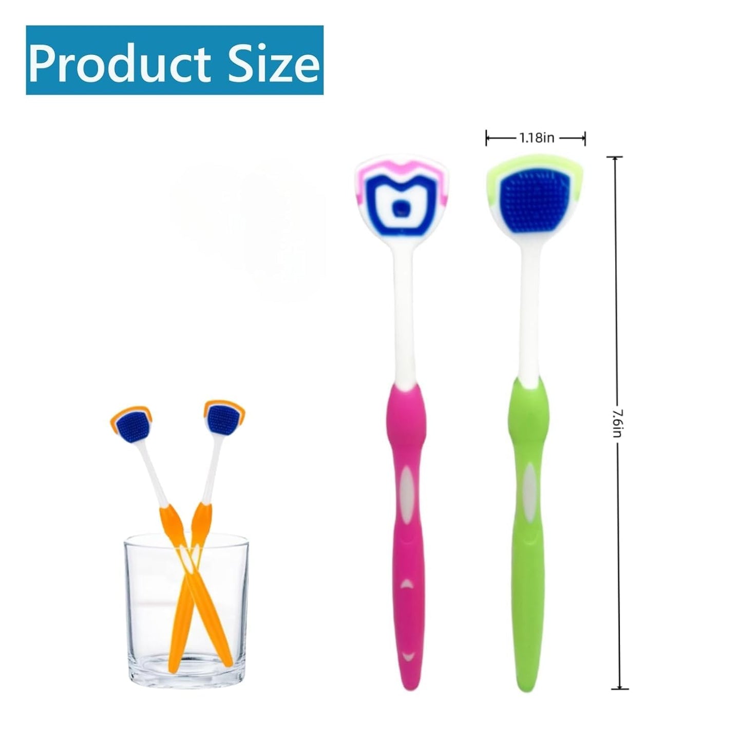 Tongue Scraper & Tongue Brush