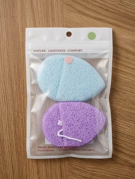 Face Cleansing Sponge Makeup Remover Sponge Set of 2