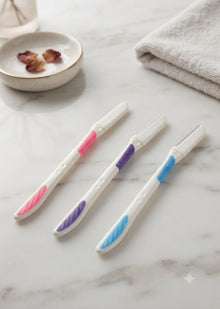 Face Razor for Women Razor for Eyebrows, Upper Lip & Facial Hair (Pack of 3)