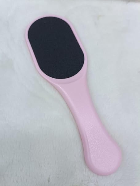 Beauty Foot Scraper featuring a 2 sided surface and durable plastic handle