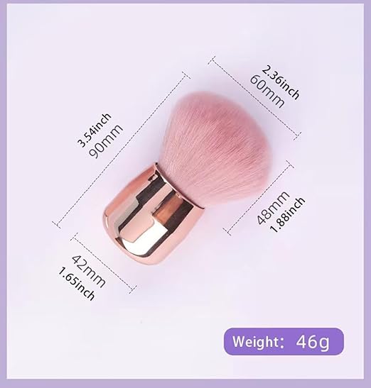 Makeup Blush Brush – Travel Size Face Powder & Foundation Brush