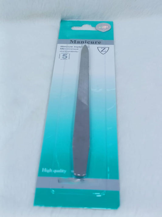 Professional Stainless Steel Nail Shaper/Filer Tool for Home  Salon