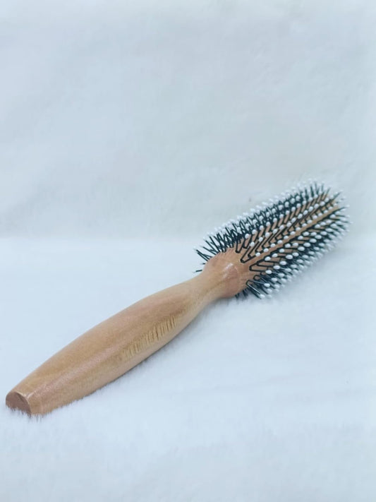 Hair Salon Wooden Brush Round is a professional styling tool designed for smooth