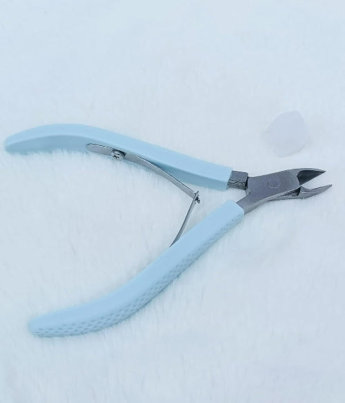 Cuticle Cutter with Rubber Handle – Stainless Steel Nail Nipper