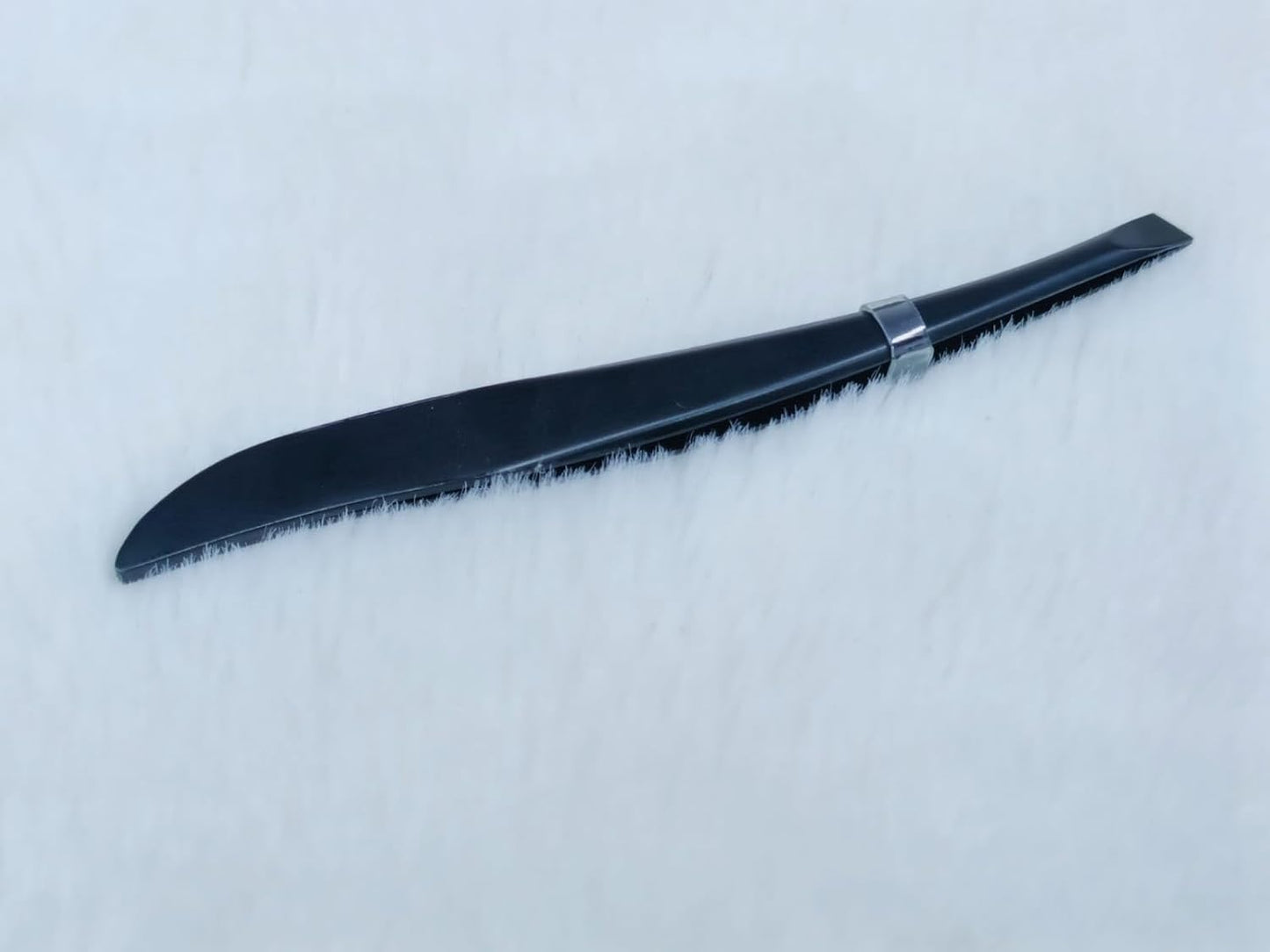 Slant Tip Tweezer Plucker – Black Precision Grooming Tool