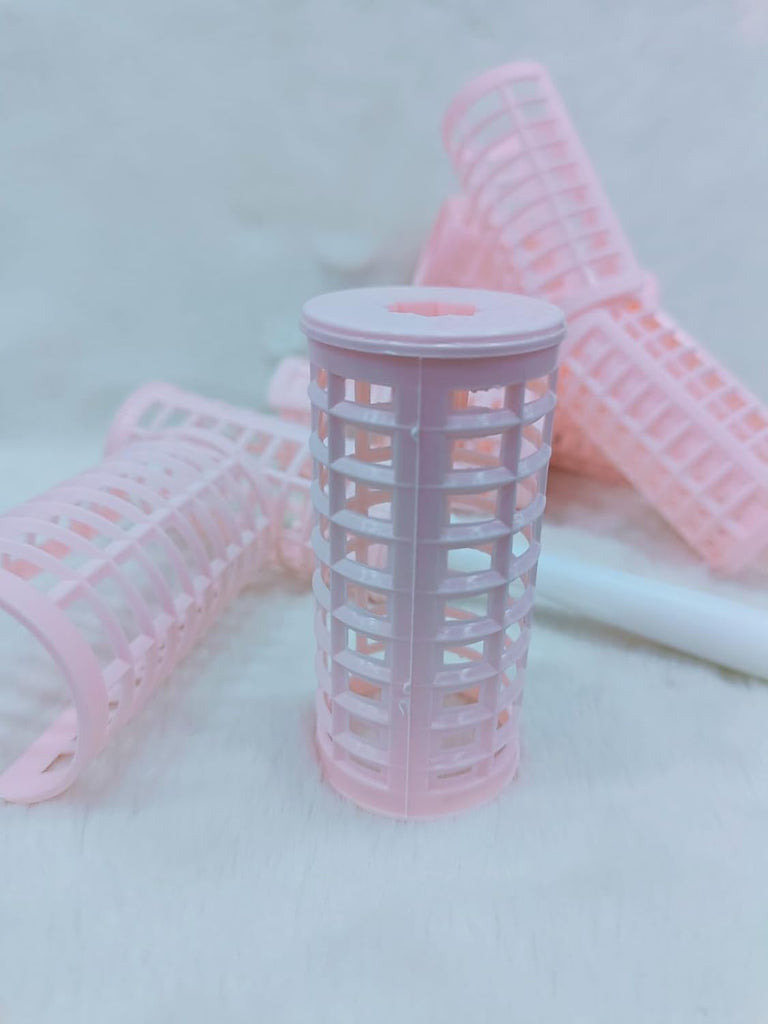 6 Pcs Plastic Hair Rollers  – DIY Extra Volume Hair Styling Tools