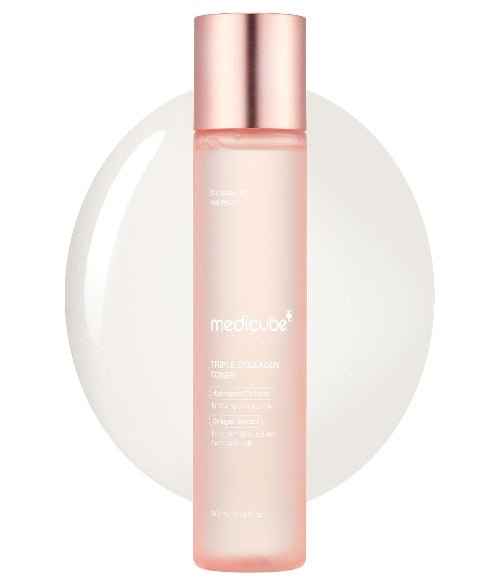 Medicube Triple Collagen Toner for Deep Hydration & Plump Skin (140ml) - The beauty cart