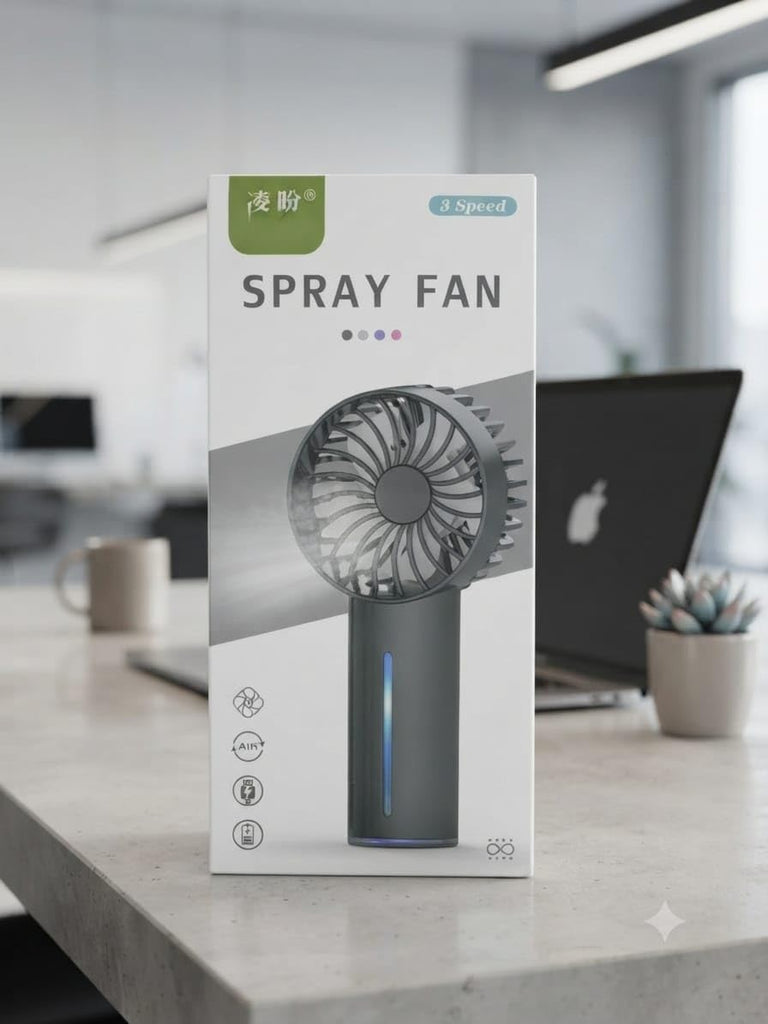 USB Spray Fan (Model No. LP616) – Portable Cooling Mist Fan