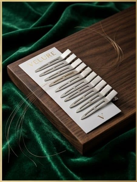 12 Pieces Hair Styling Clips – Professional Hair Section Clips