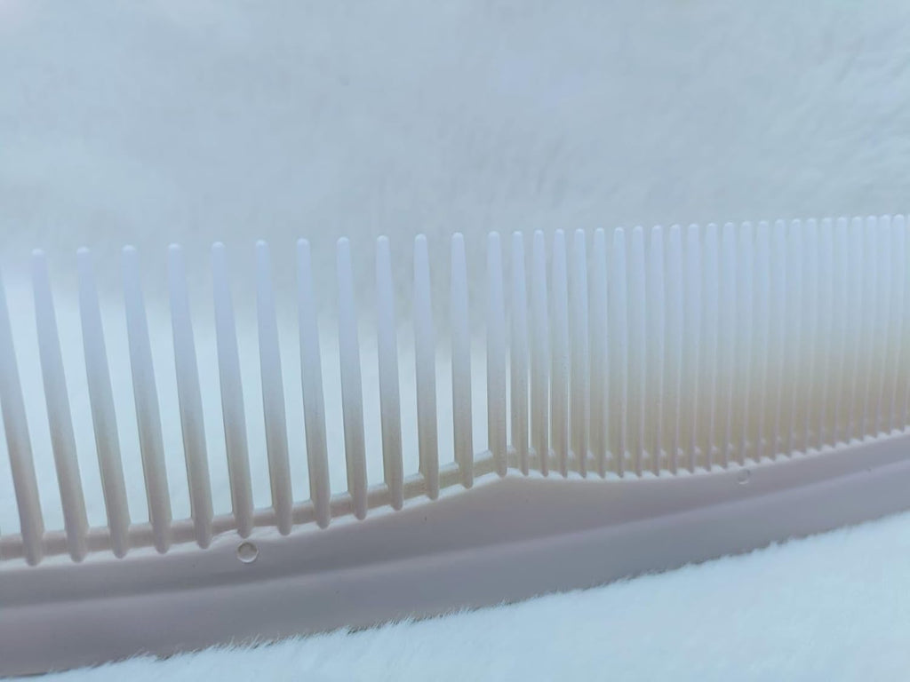 Plastic White Hair Comb