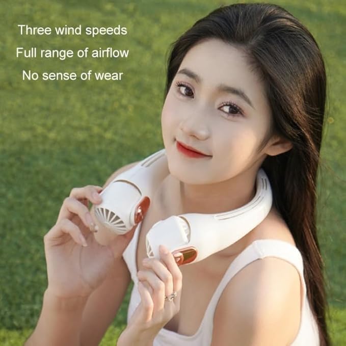 Portable Handheld NECK FAN for Men and Women with USB Charging