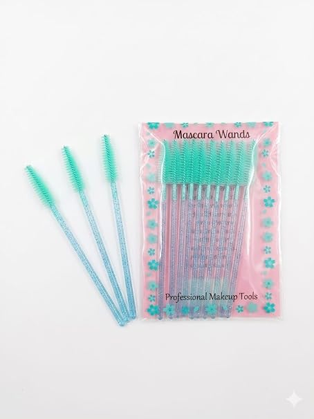 10PC Disposable Mascara Wand Makeup Brush – Eyelash Brushes Spoolies Applicator