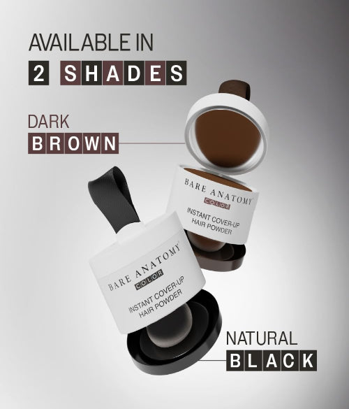 Bare Anatomy Instant Cover-Up Hair Powder  100% Instant Grey Coverage