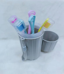 Portable Plastic Toothbrush Toothpaste Cup Case Holder for Travel