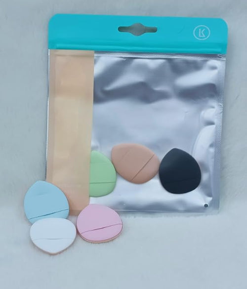 Professional 6Pcs Mini Finger Powder Puff Set