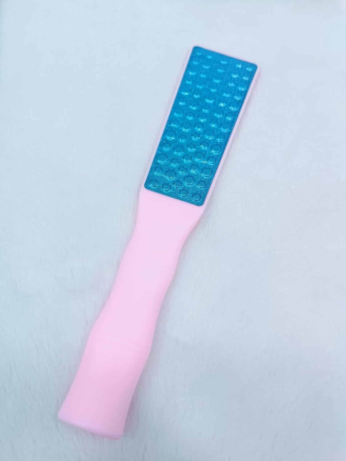 2 Side Steel Foot Scrubber with Plastic Handle – Professional Foot Care Tool