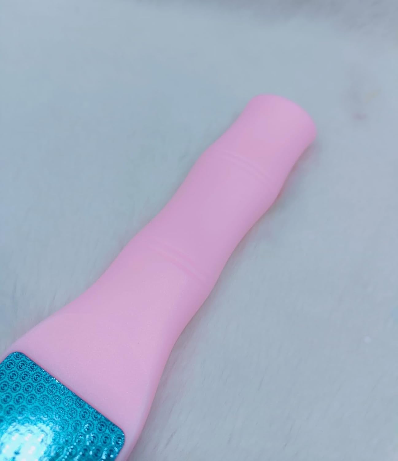 2 Side Steel Foot Scrubber with Plastic Handle – Professional Foot Care Tool