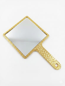 Mirror with Handle – Portable Personal Makeup Plastic Square Mirror