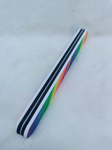 Professional Double-Sided Rainbow Nail File & Buffer – Smooth & Shine