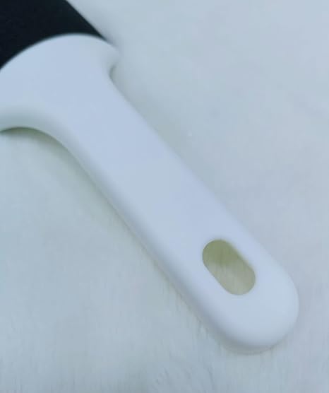 pedicure foot filer 2 side of surface plastic handle (White)