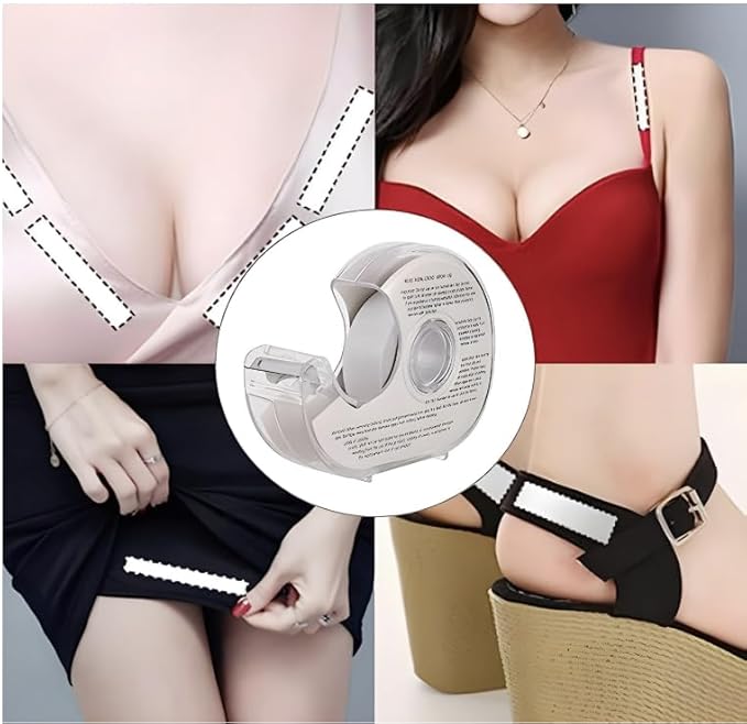 BABRA Magic Tape for Fashion 36 Easy to USE Clear Double-Stick Strips (Skin Safe)