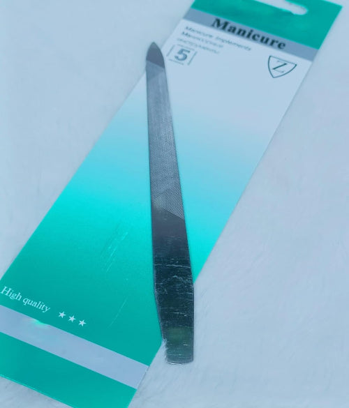 Professional Stainless Steel Nail Shaper/Filer Tool for Home  Salon