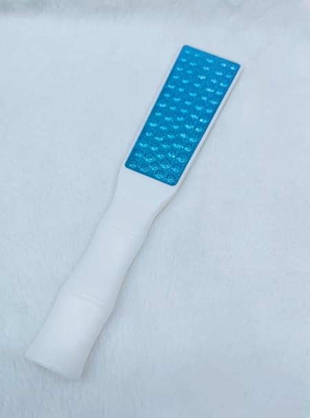 2 Side Steel Foot Scrubber with Plastic Handle – Professional Foot Care Tool