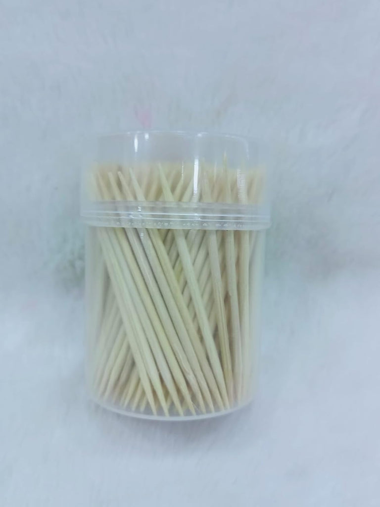 Wooden Bamboo Toothpicks with Dispenser Box!