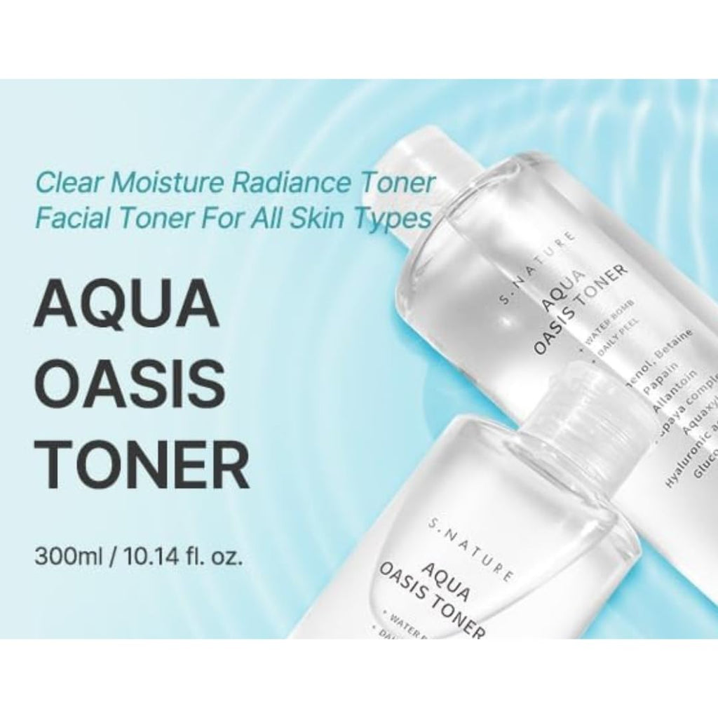 S.NATURE Aqua Oasis Toner Water Bomb Daily Peel!