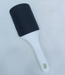 pedicure foot filer 2 side of surface plastic handle (White)